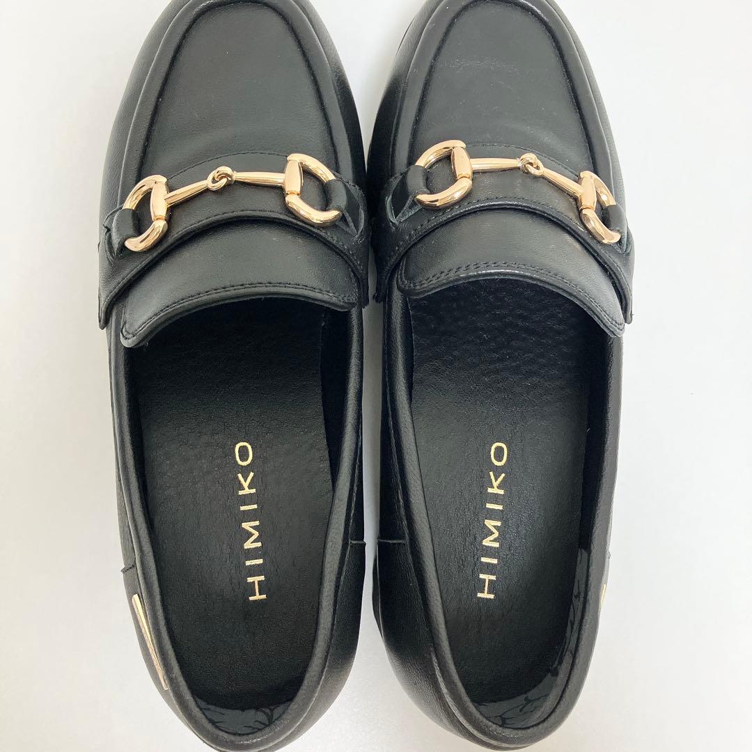 HIMIKO 卑弥呼 ブラック ローファー パンプス 厚底ローファー - メルカリ