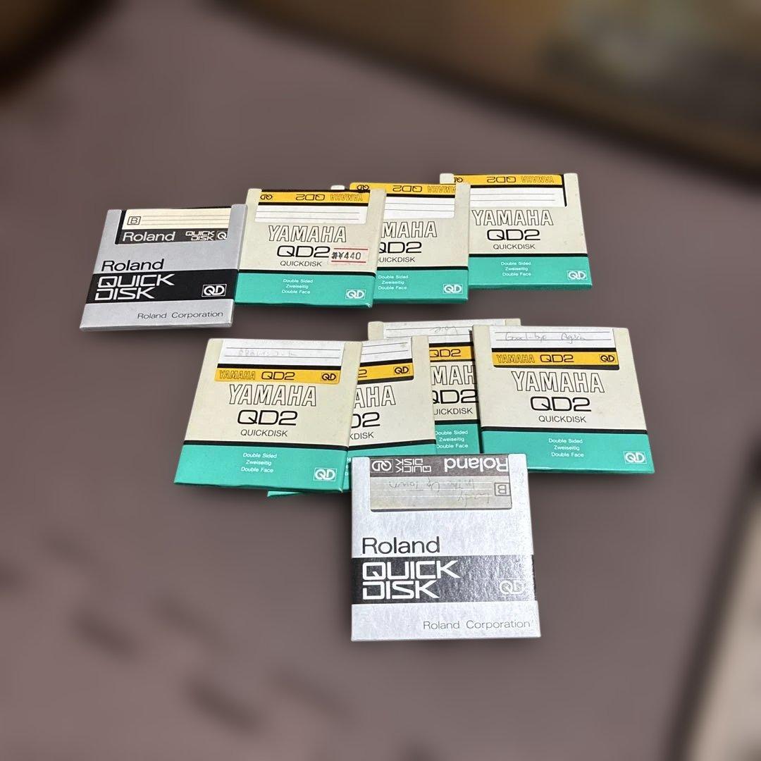 YAMAHAヤマハ QD2 クイックディスク7枚 ローランドクイックディスク2枚 YAMAHAヤマハ QD2 クイックディスク7枚 ローランドクイックディスク2枚