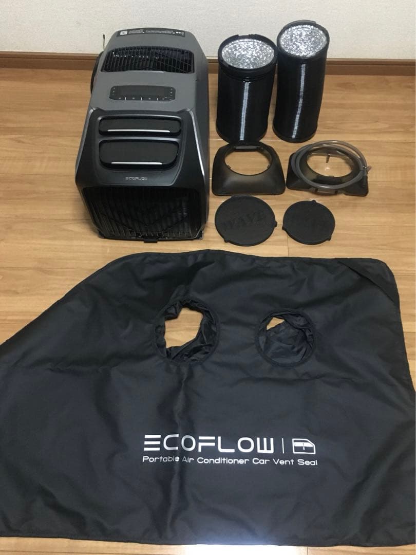 WAVE3 ECOFLOW エコフロー　ポータブルエアコン Amazon.co.jp: EcoFlow WAVE 3 ポータブルエアコン 1.8kW/6100Bt