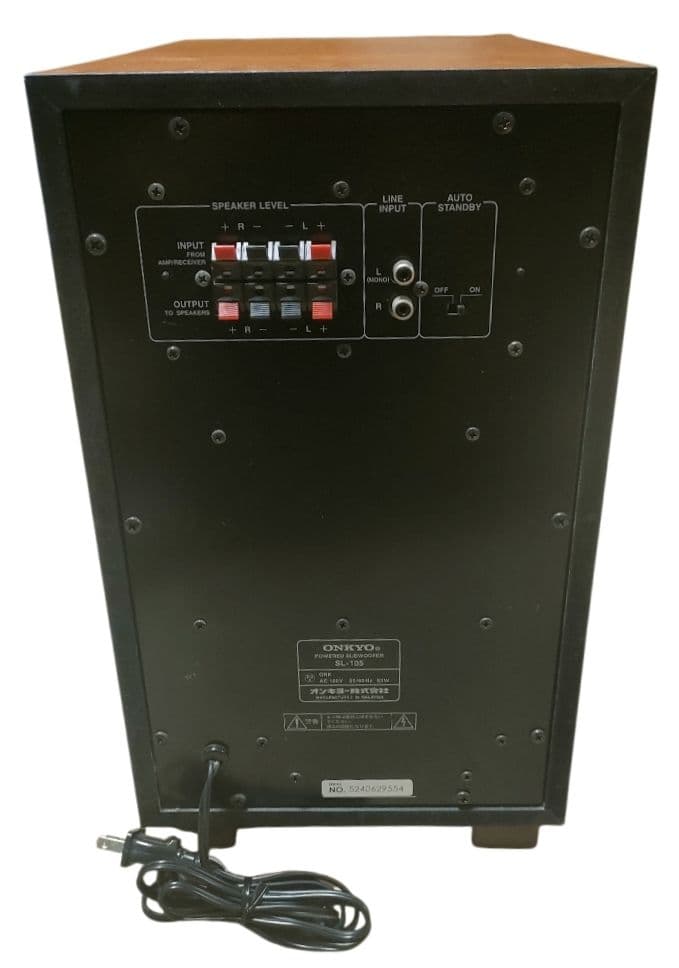 オンキョー ONKYO サブウーファー SL-105 - メルカリ