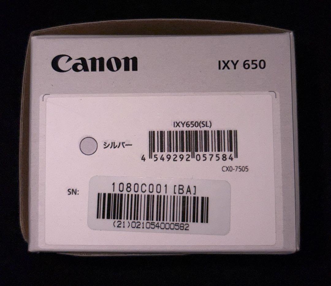 新品未開封】canon IXY650 シルバー 保証書未記入 - メルカリ