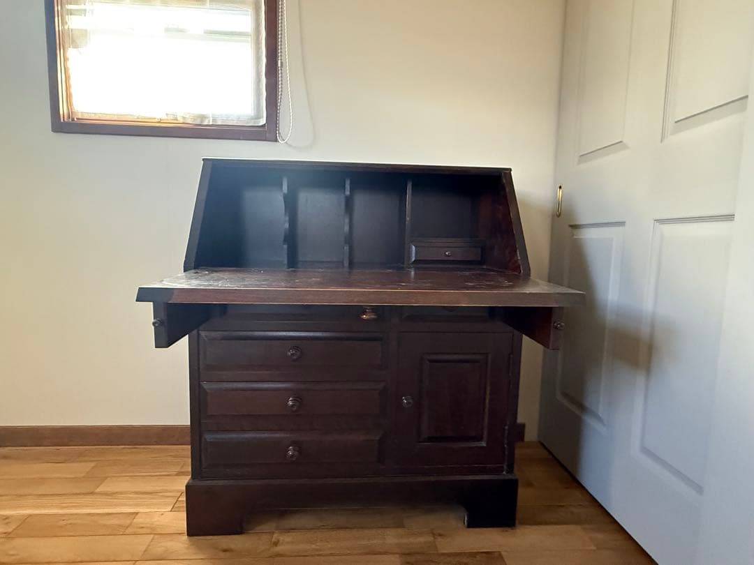 ノンホルマリン】アンティーク ライティングビューロー デスク(北海道