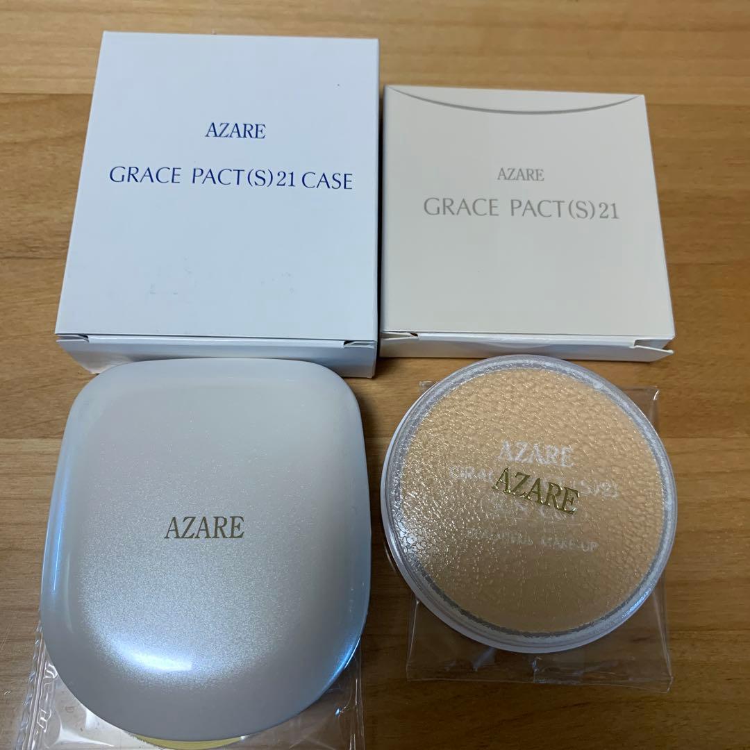 ファンデーション グレイスパクト(S)21(M)1号 アザレ &ケース - メルカリ