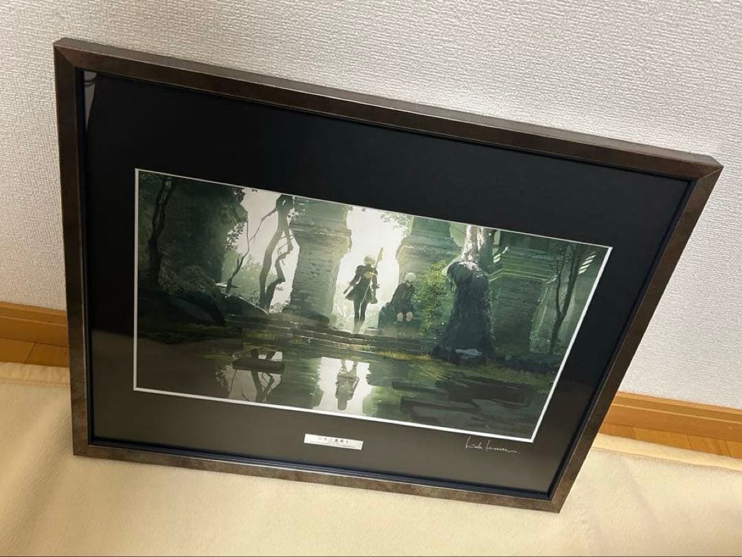 額装付き 高精彩アート 『NieR Art「二人ノ過去ト」』 オフィシャルショップ限定】額装付き高精彩アート『NieR Art「二人ノ