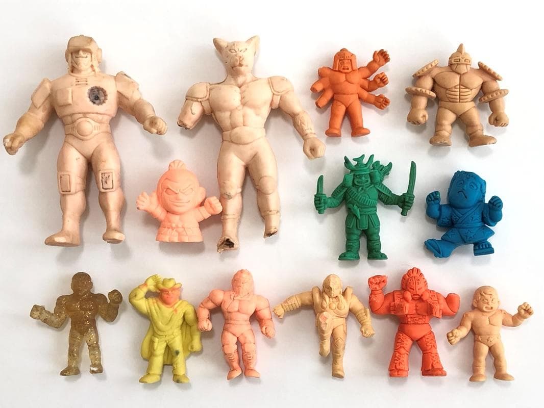 キン肉マン キン消し ゴム人形 消しゴム 13点セット 当時モノ - メルカリ