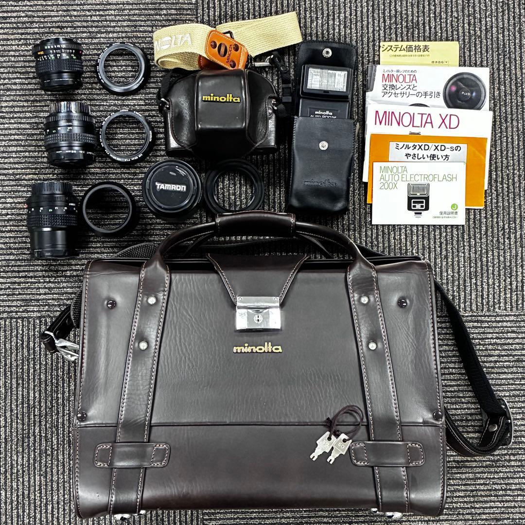 ミノルタ　XD 一眼レフ　付属品多数 ジャンク ケース　レンズ ジャンク ミノルタ Minolta α-7 alpha-7 35mm 一眼レフ - メルカリ