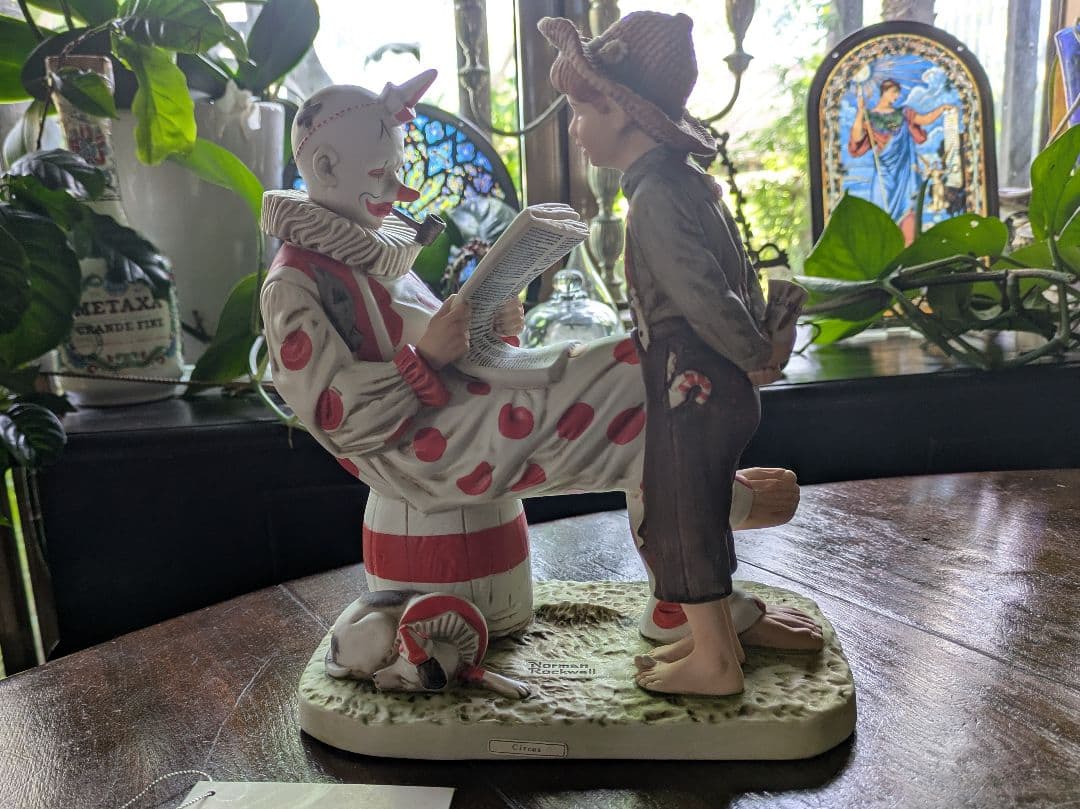 入手困難！1000体限定 サーカス ノーマンロックウェル イブニング