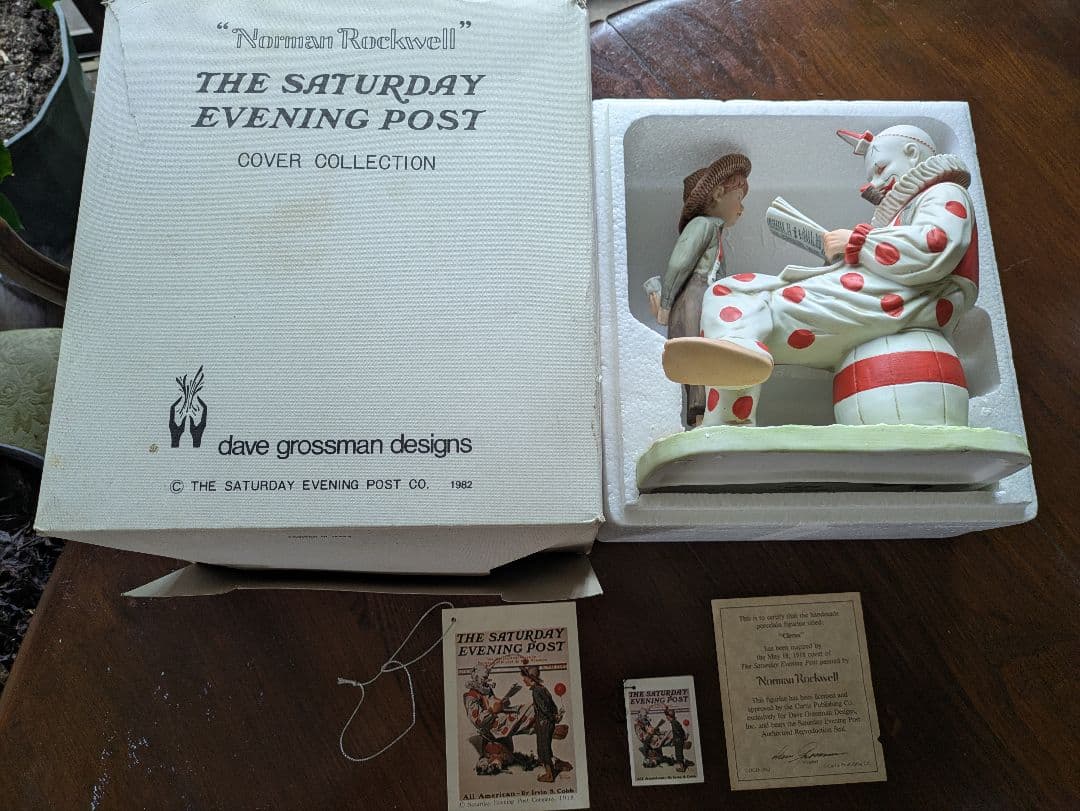 入手困難！1000体限定 サーカス ノーマンロックウェル イブニング