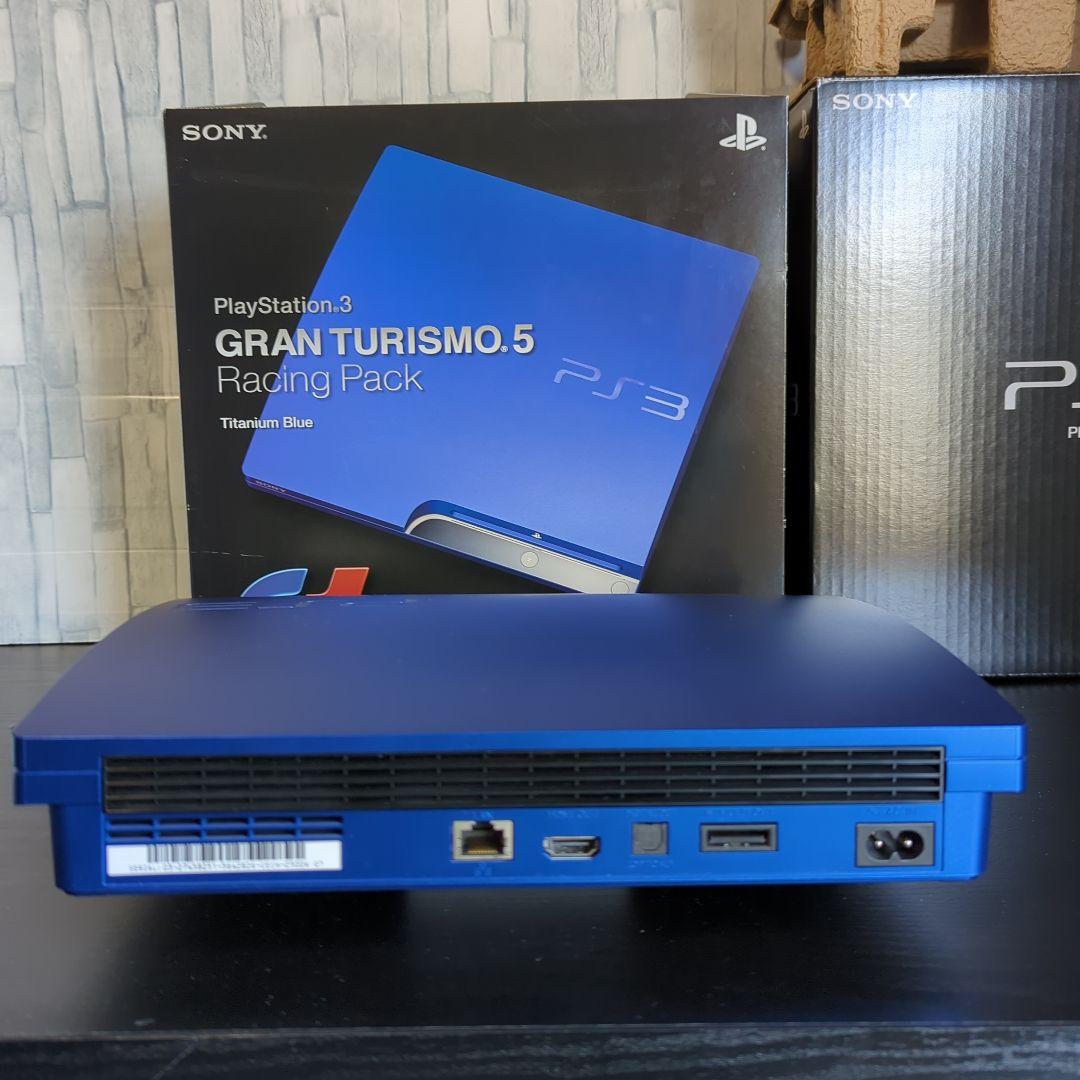 PS3 本体チタニアムブルーグランツーリスモ
