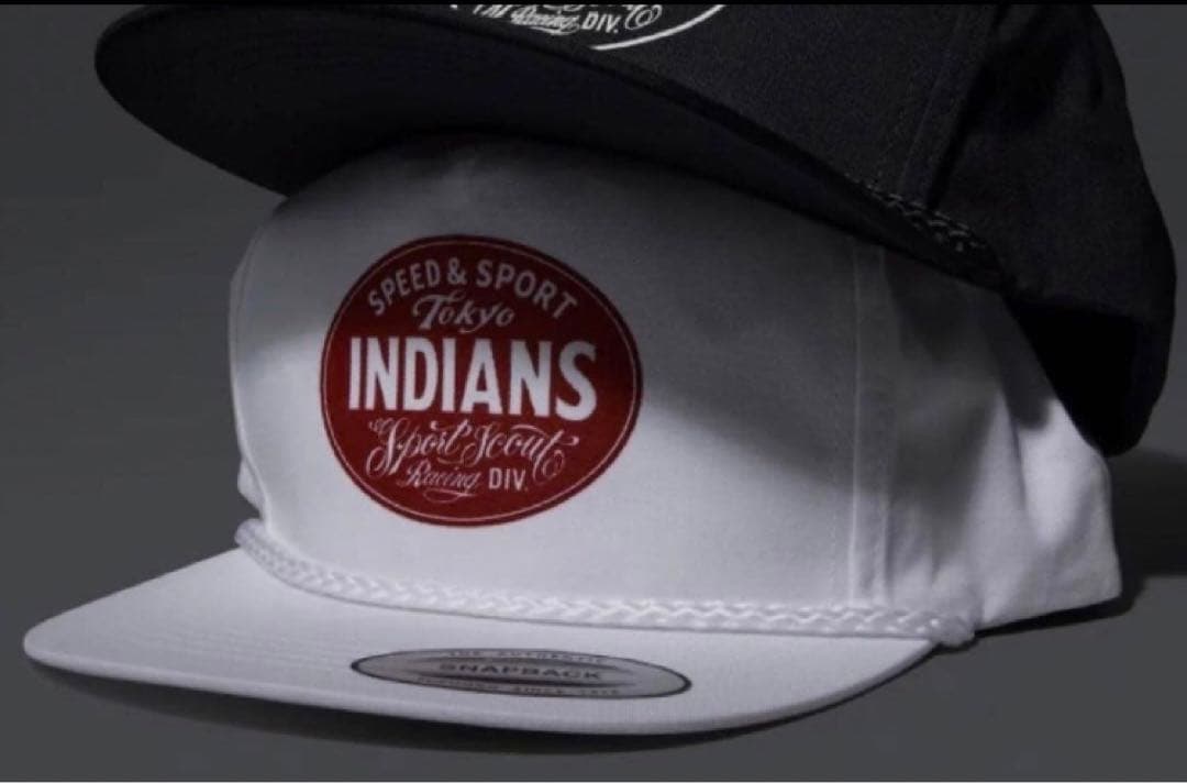 新品 Tokyo Indians MC ID-AC 05 キャップ 白 ✖︎ 赤 - メルカリ