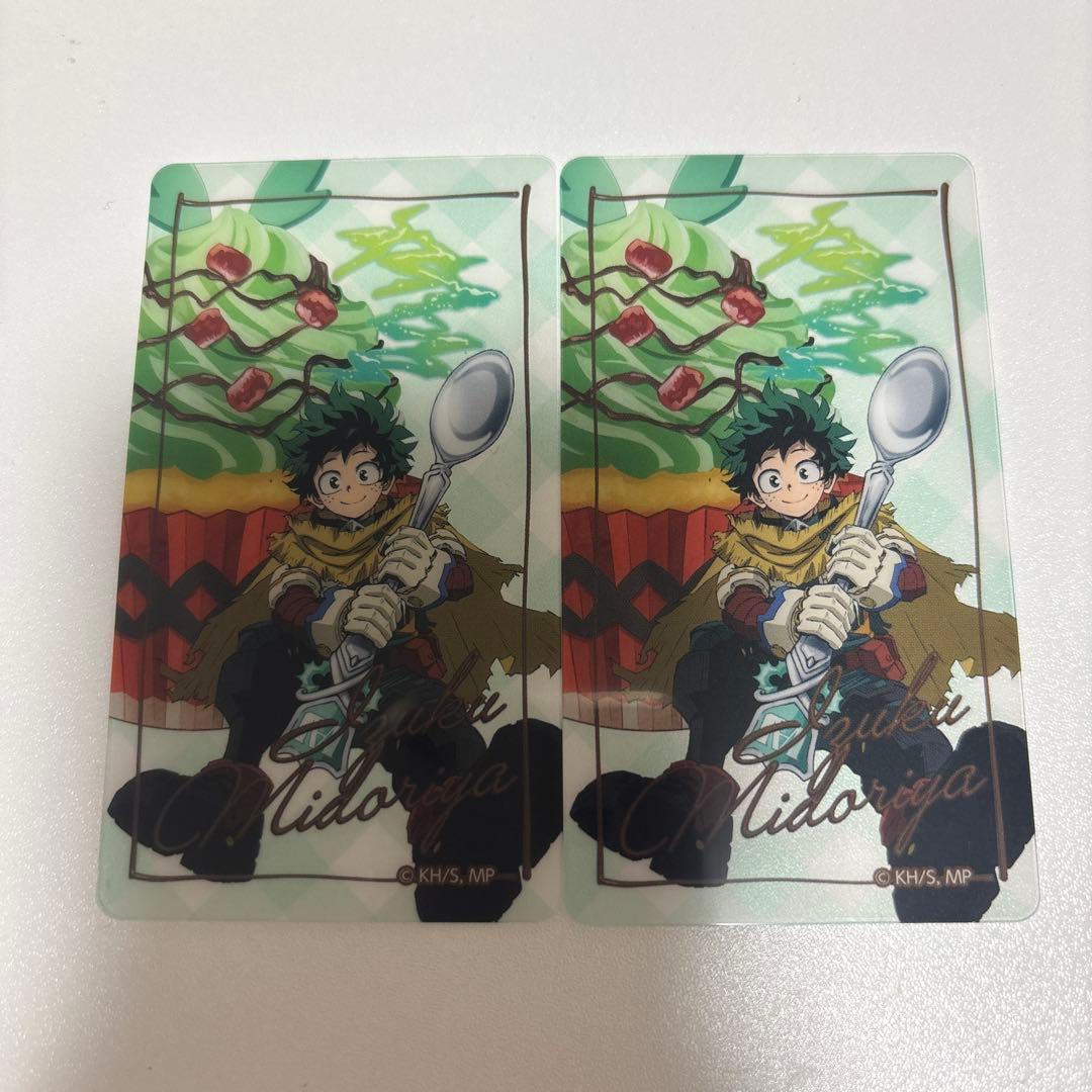 ヒロアカ 雄英高校オープンスクール クリアカード カップケーキ 緑谷出