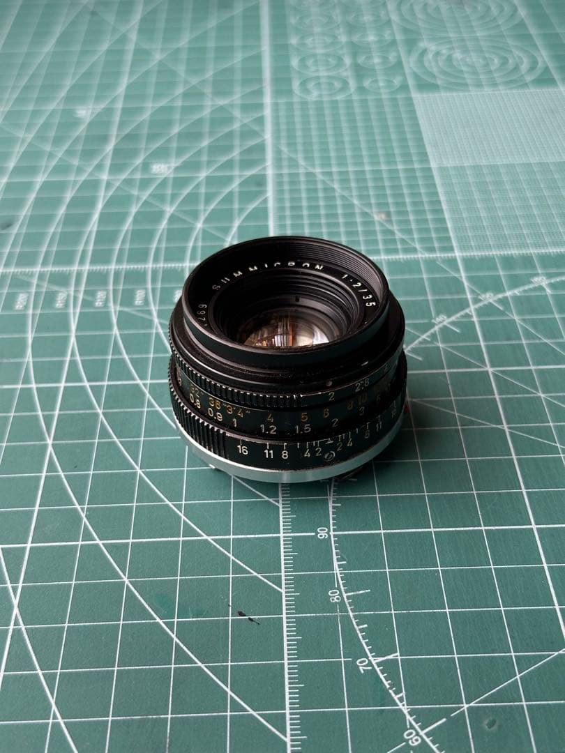 leica Summicron 35mm f/2（6枚玉・第2世代前期）美品 Leica Summicron 35mm f2(M) 6枚玉 - 三葉堂寫眞機店オンラインストア