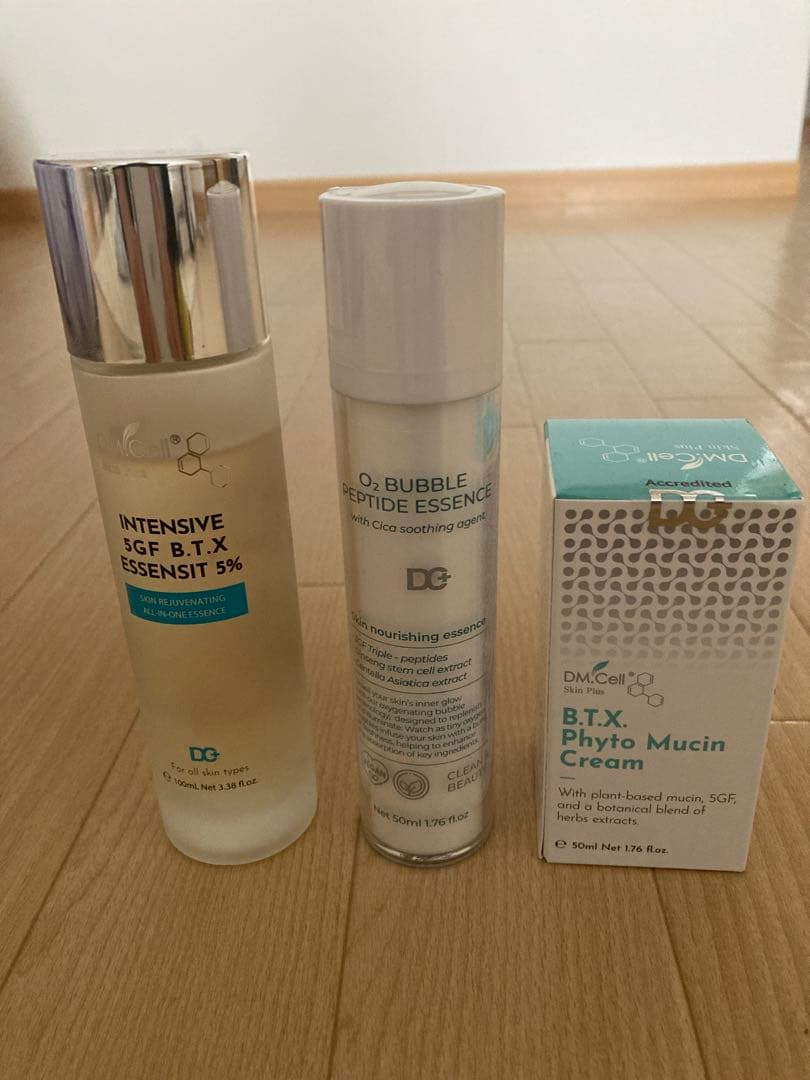 DM.Cell B.T.X. 化粧水、美容液&クリームセット B.T.X.エッセンジット化粧水<天然ボトックス成分配合>｜DM.Cell正規総