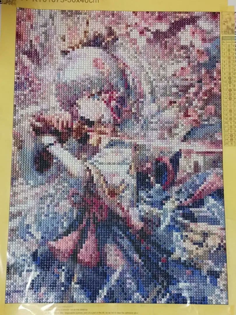 ダイヤモンドアート【完成品 / 3】 原神 / 神里綾華 ハンドメイド作品