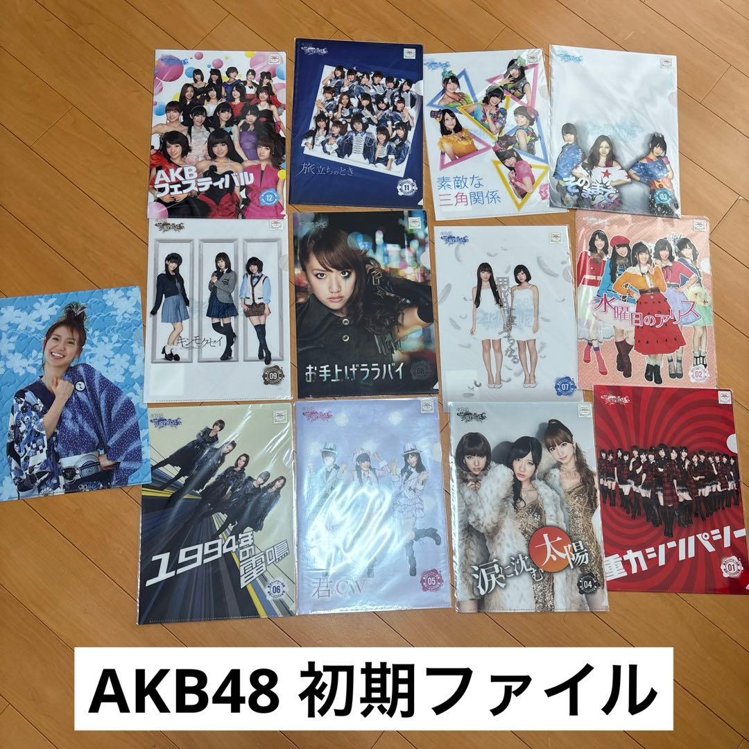 AKB48 クリアファイル 12枚セット - メルカリ