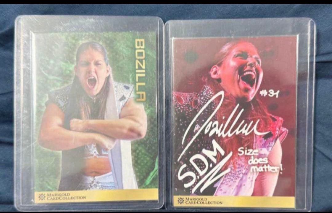 女子プロレス スターダム トレーディングカード ボジラ トレカ 2種