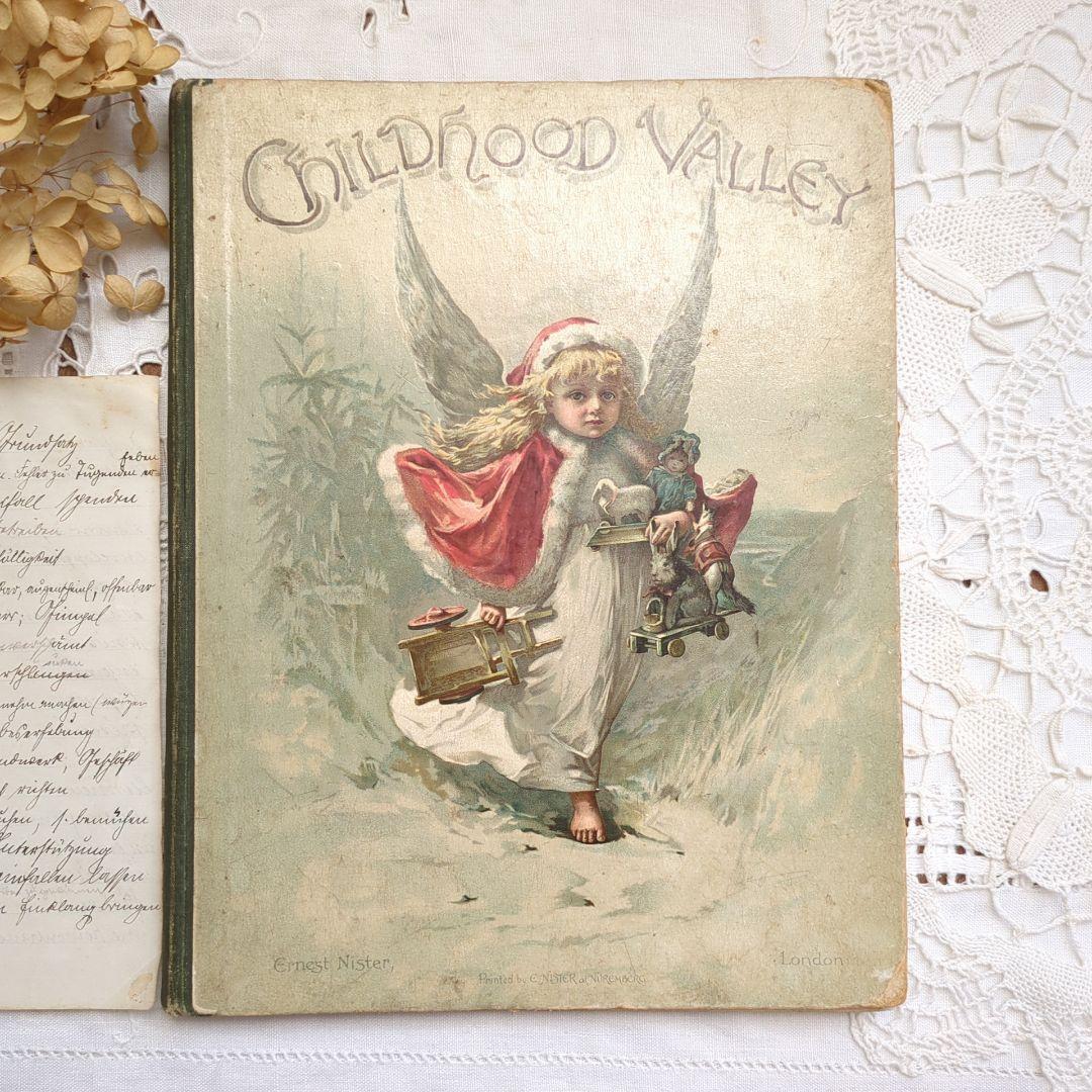 超稀少1890アーネストニスター絵本 初版本 アンティーク ヴィクトリアン 洋書 仕掛絵本[アーネスト・ニスター Revolving Picture] 洋書 英語絵本