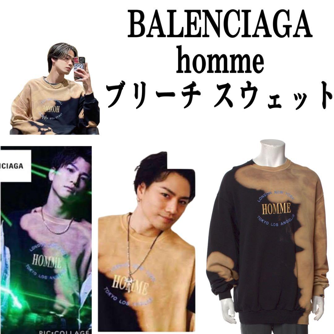 17aw BALENCIAGA Homme ブリーチ スウェット - メルカリ