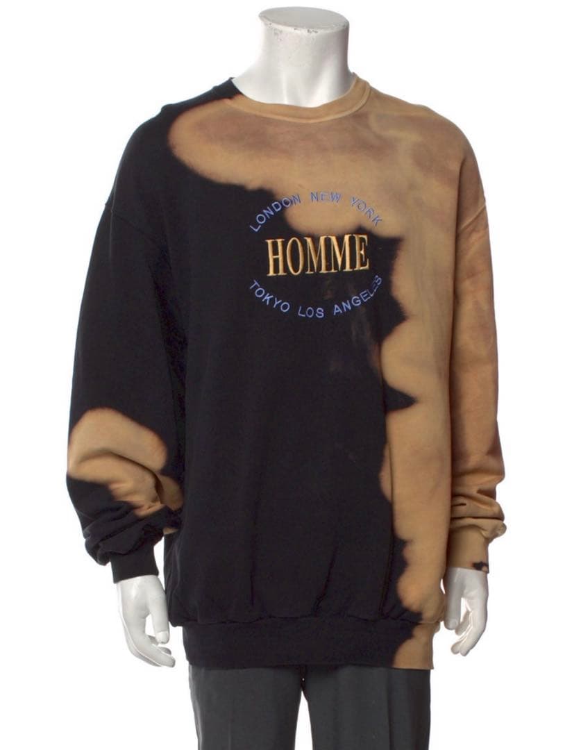 17aw BALENCIAGA Homme ブリーチ スウェット - メルカリ