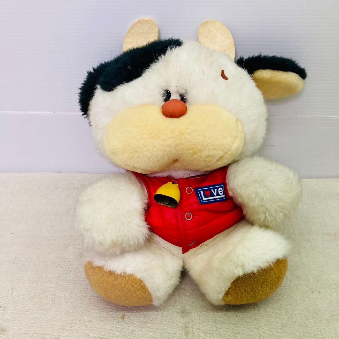 レア☆レトロ】オオイケ モーモー 牛 ぬいぐるみ マスコット OIKE 当時