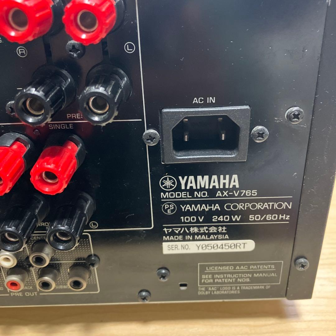 YAMAHA 7.1ch AVアンプ　AX-V765