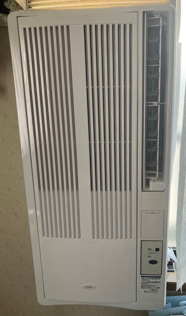 商品名 KOIZUMI KAW-1902/ 窓　2020年製　説明書有り ルームエアコン（冷房除湿専用） KAW-1902/W｜窓用エアコン｜シーズン