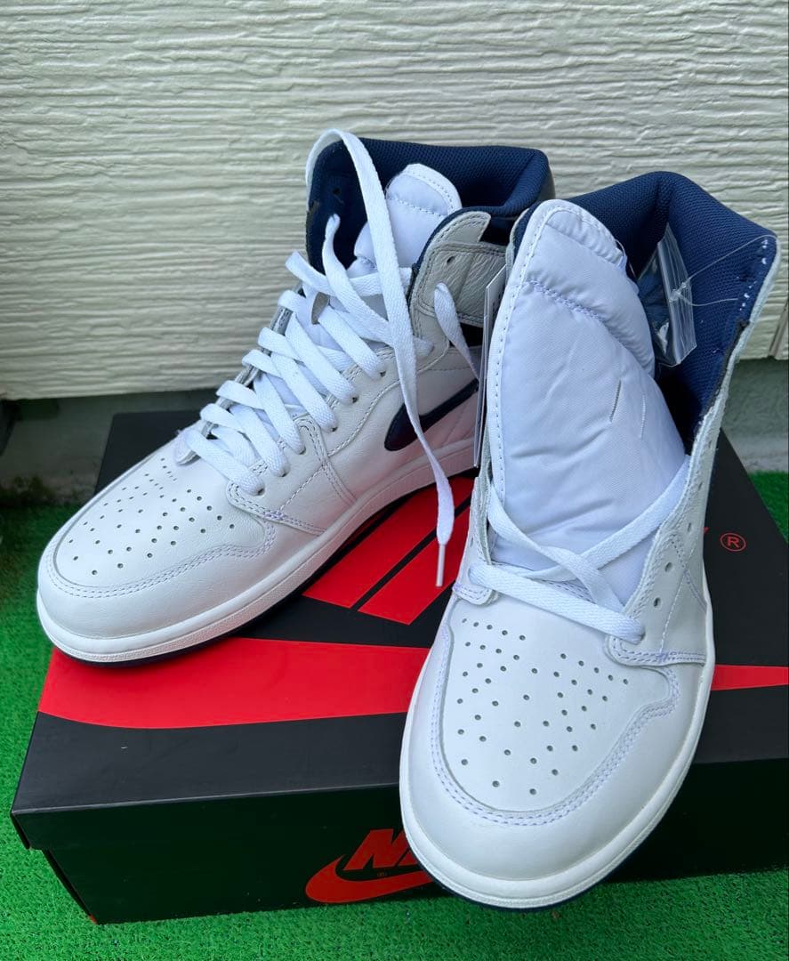 シューズ(男性用) NIKE AIR JORDAN 1 RETRO HIGH OG 28cm Nike Air Jordan 1 Retro High OG Black Toe Reimagined DZ5485-106