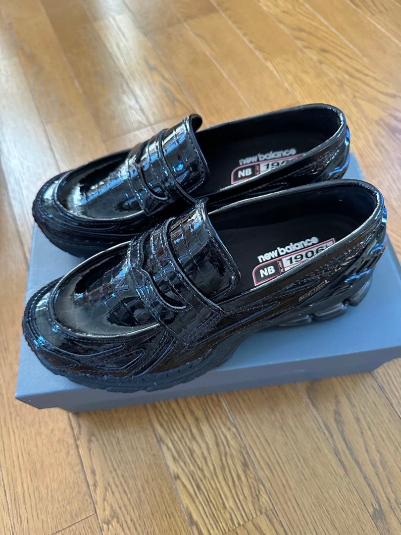 new balance NB 1906 ブラックローファー 24.5cm