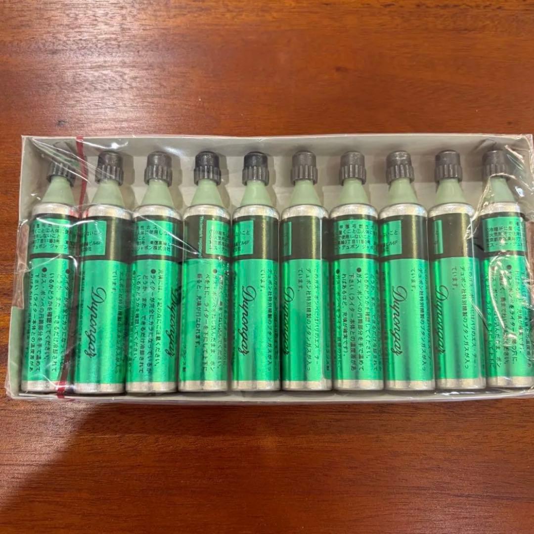S.T.Dupont デュポン純正 緑ガス 未使用品 ガスボンベ 10本セット
