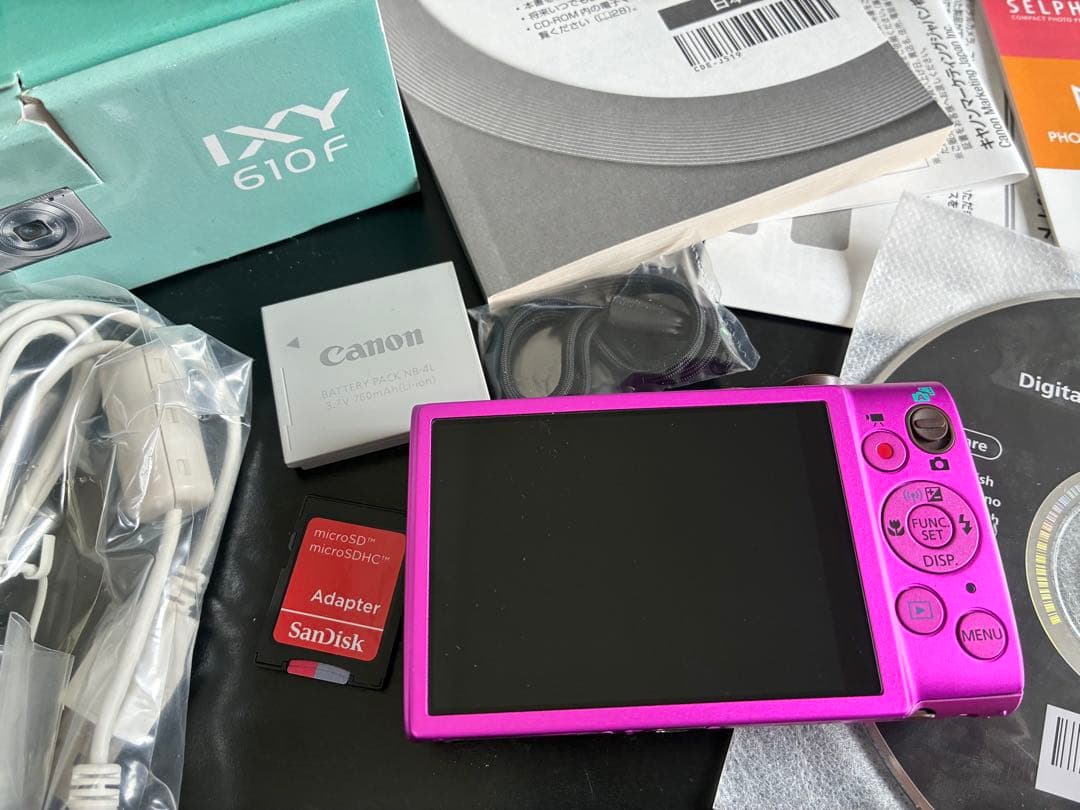 美品 キャノン Canon IXY610F ピンク デジカメ カード付き - メルカリ