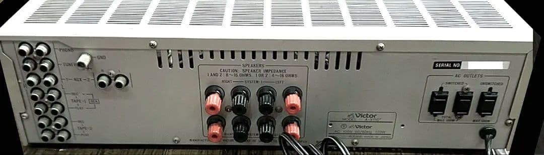 定価︰￥59800・1982年】 VICTOR A-X110＋プリメインアンプ