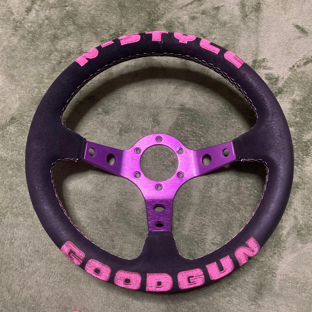 NStyle GOODGUN RACING ステアリング 33パイ - メルカリ