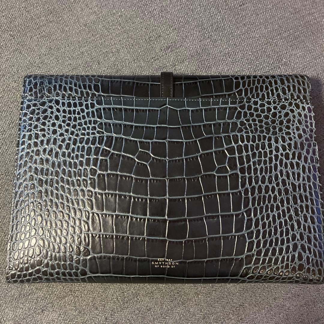 ☆美品スマイソン クラッチバッグ クロコ型押し - メルカリ