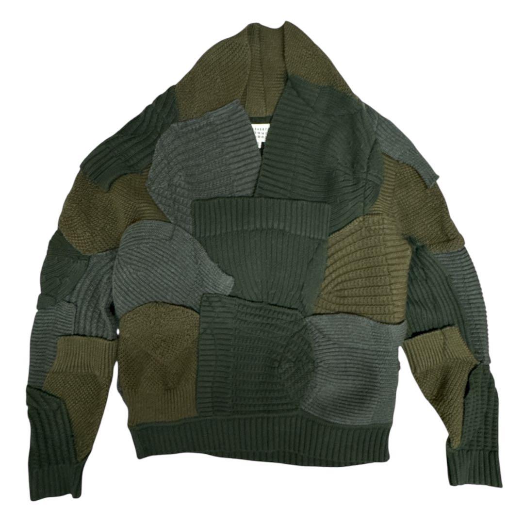 13aw パッチワーク ビーニー ニット セーター 再構築 アーティザナル