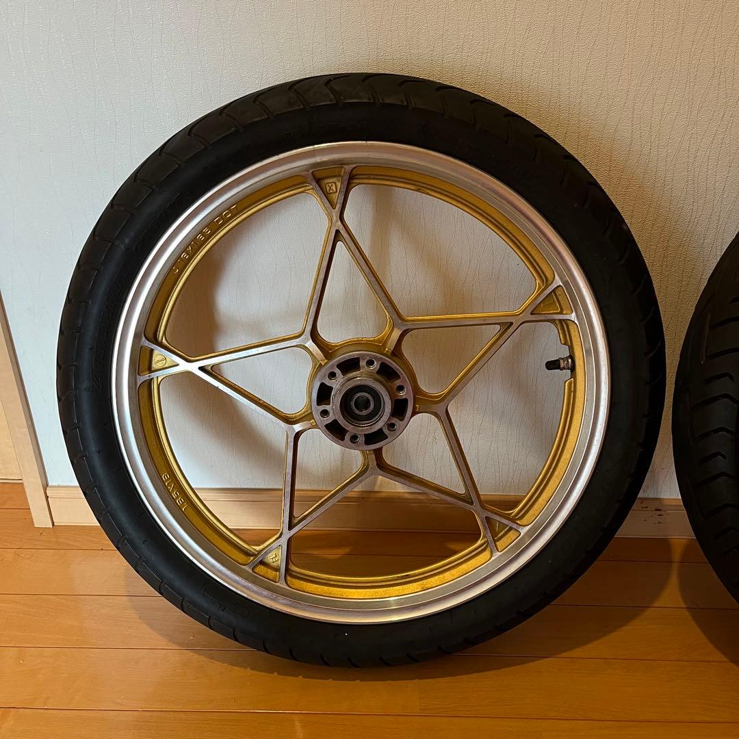 gs400 ホイール前後セット 18×1.85 JWL刻印あり - メルカリ