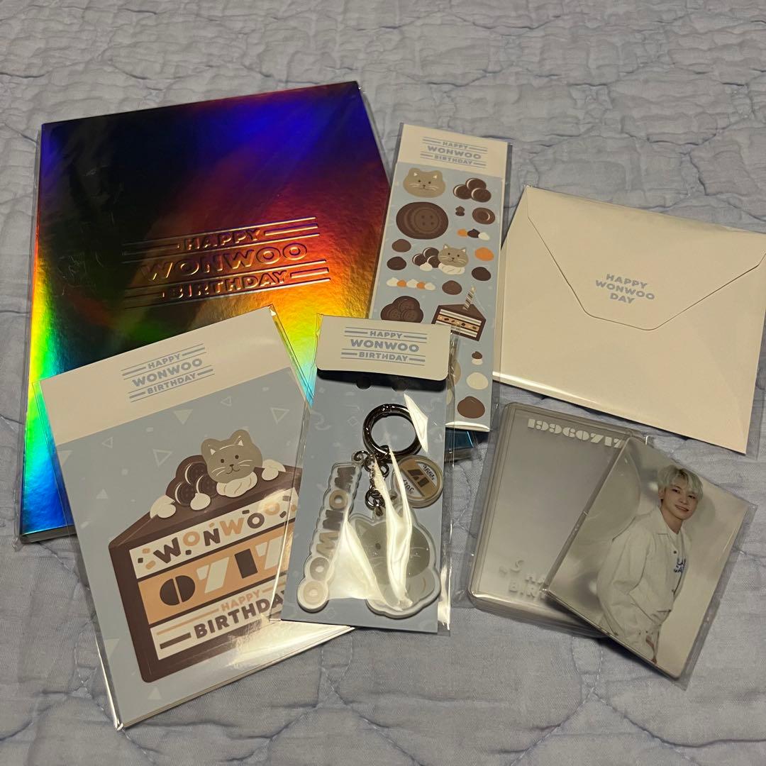 seventeen wonwoo ウォヌ トレカ うちわ グッズ セット