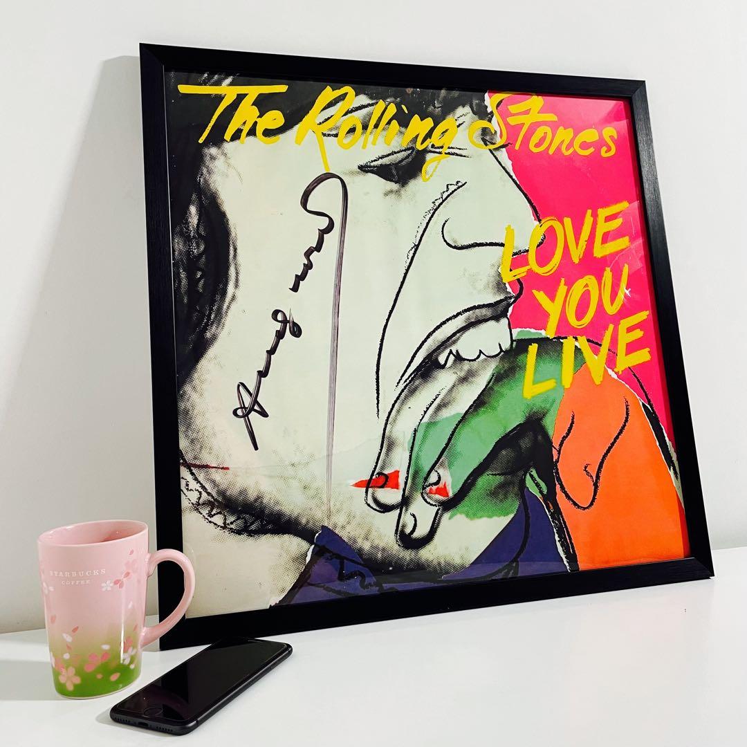 50cm×50cmポスター】アンディ ウォーホル 「ローリングストーンズ