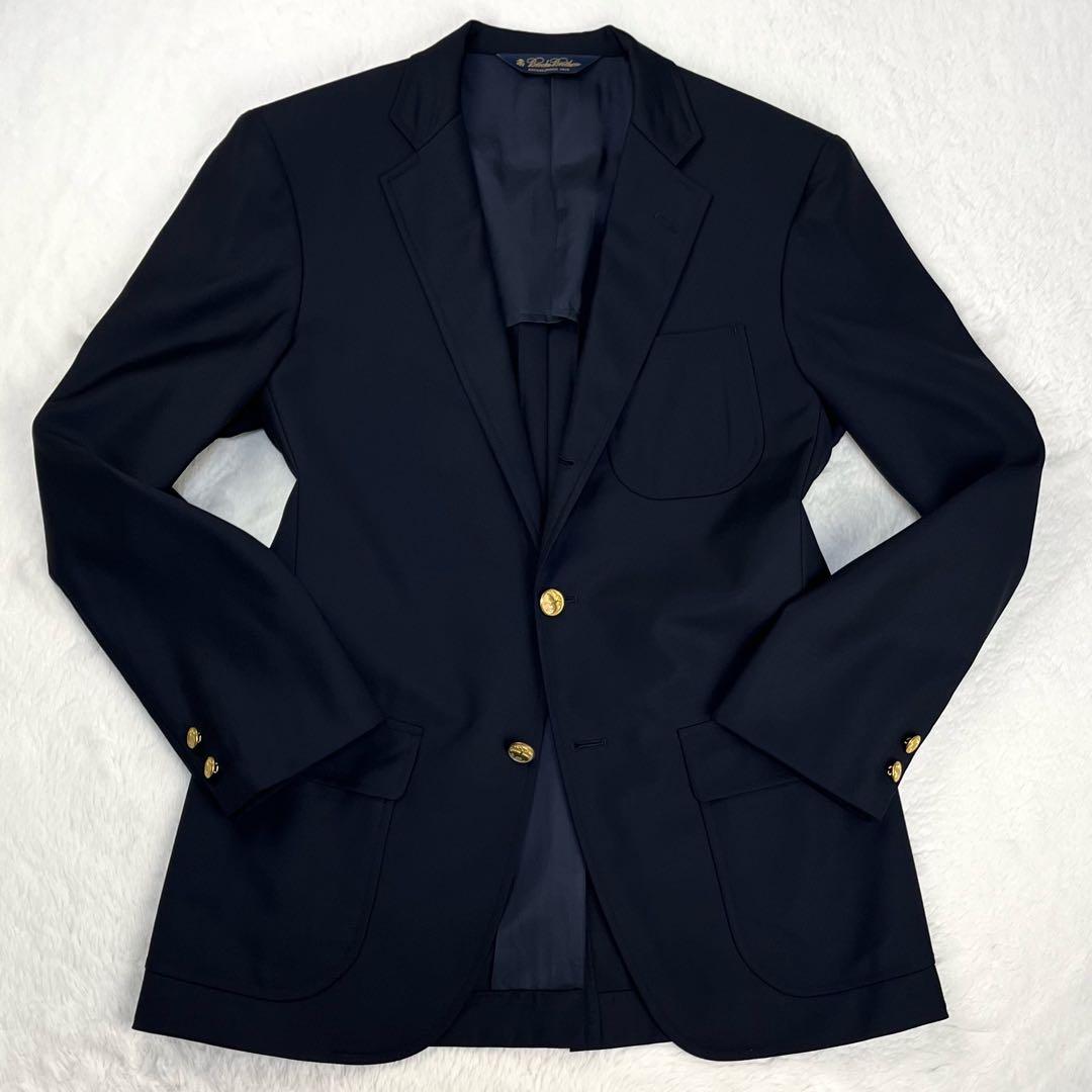 極美品 ブルックスブラザーズ カノニコ MADISON 紺ブレ 35SHT - メルカリ