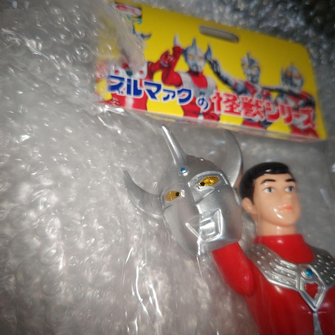 ブルマァク ウルトラマンタロウ ソフビ マスク取れ 復刻版 未開封