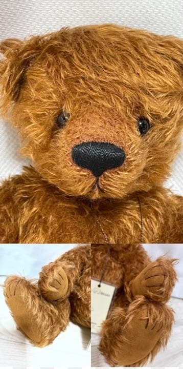 アメリカ製 アーティスト テディベア ヴィンテージ ジャーマンモヘア