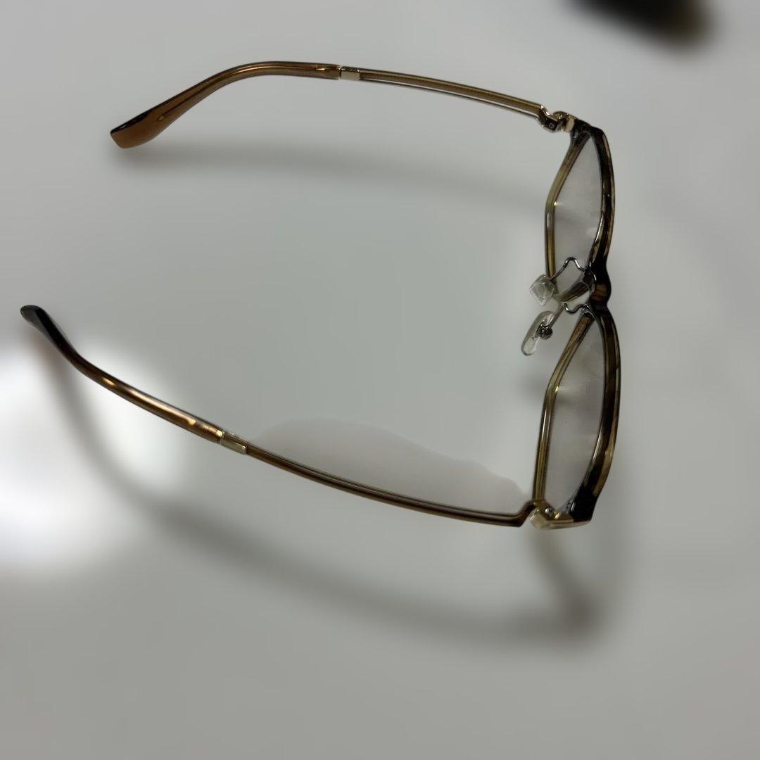 ラインアート シャルマン XL1833BR 度なし ブルーライト カラーレンズ