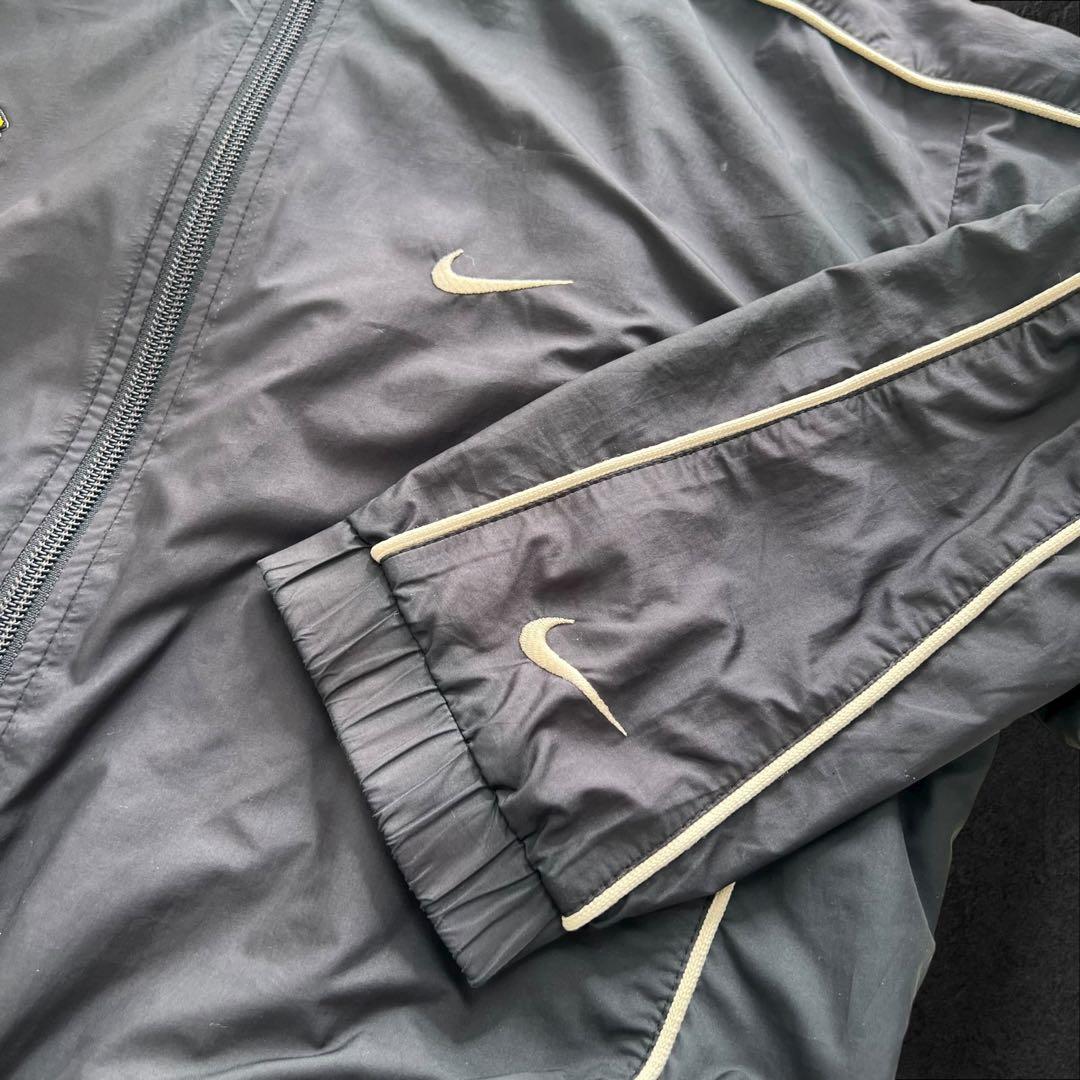 00s nike マンチェスターU 短丈 ドローコード ナイロンジャケット M