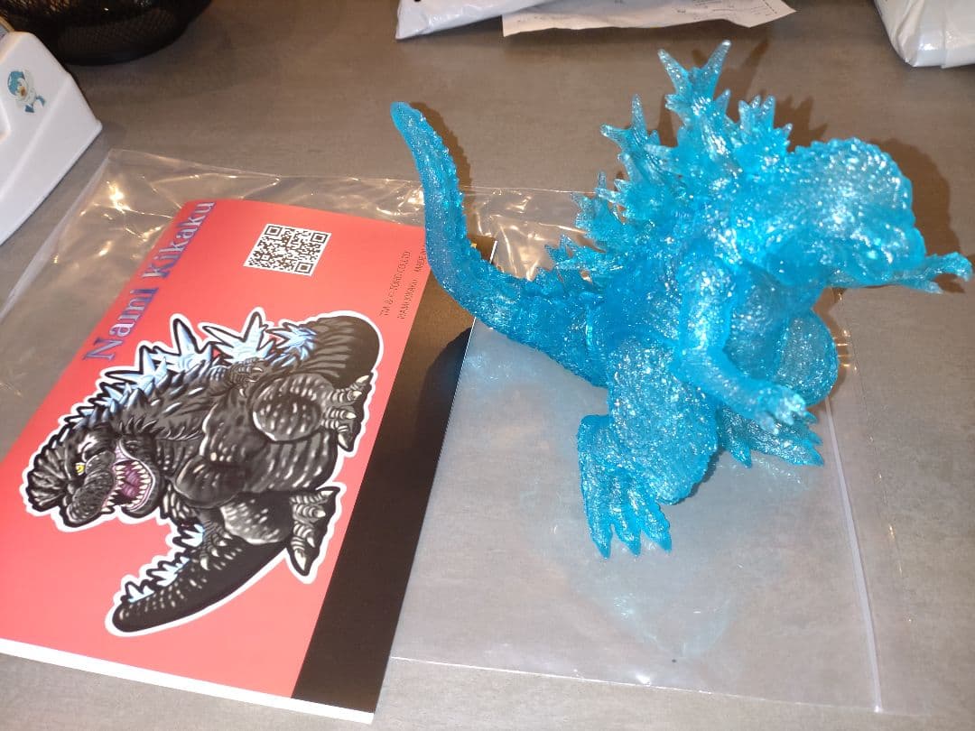 ワンフェス　ゴジラ2023 クリアブルー　ソフビ　マーミット フィギュア ムービーモンスターシリーズ ゴジラ（2023）劇場限定