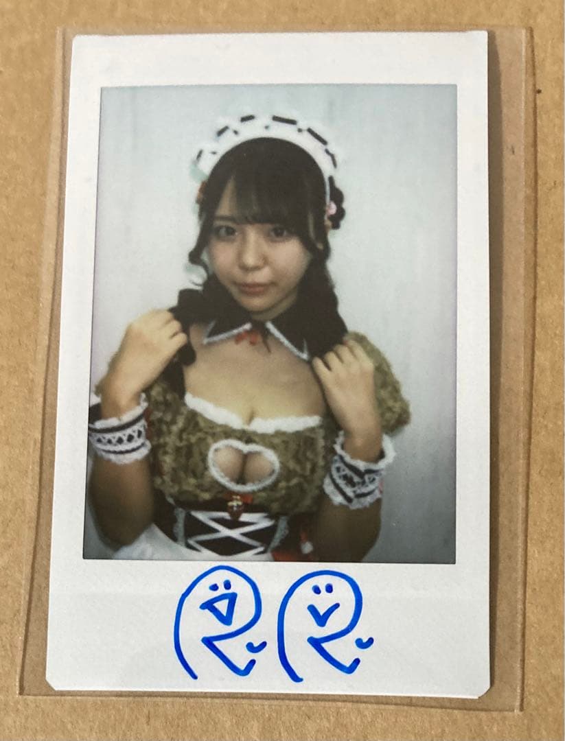 莉々はるか 直筆サイン入り チェキ - メルカリ