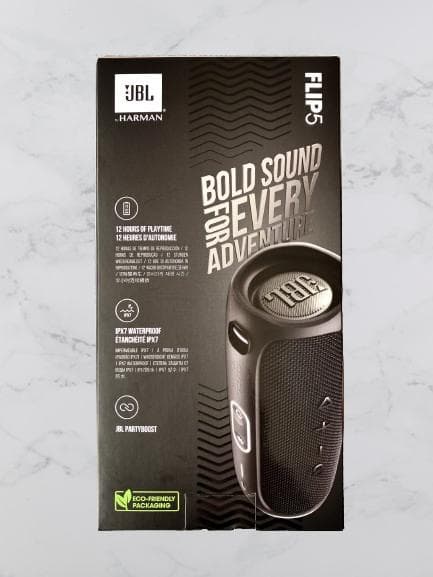 新品 未使用 JBL FLIP5 ポータブルスピーカー JBLFLIP5BLK - メルカリ