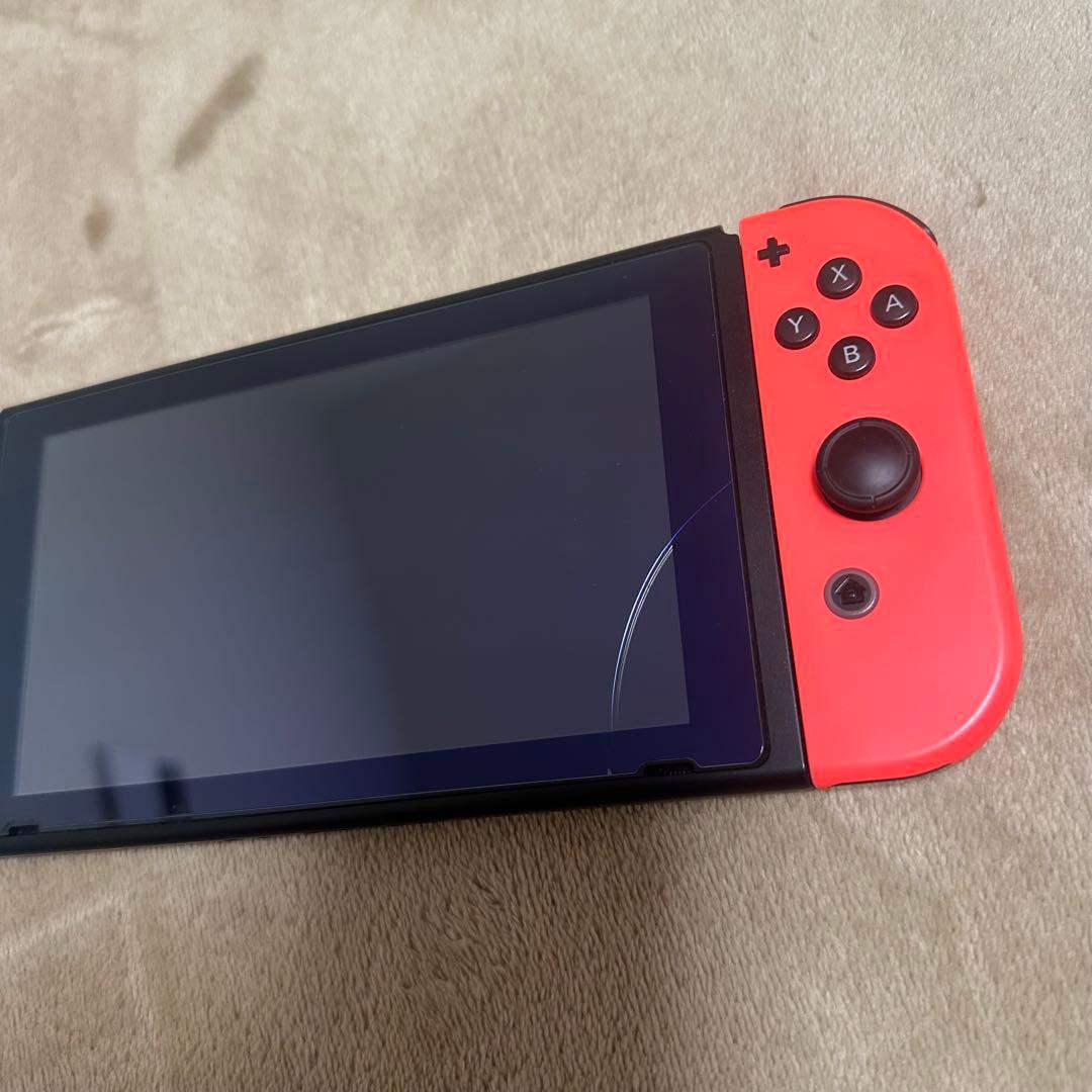 Nintendo Switch 本体 青/赤 Joy-Con付き 新型 - メルカリ