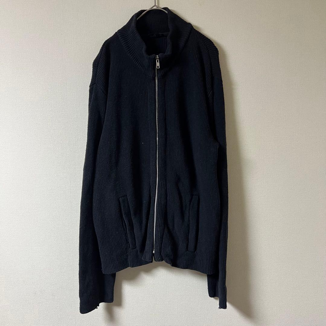 90s agnes b.（アニエスベー）ドライバーズニット/ネイビー/フランス製