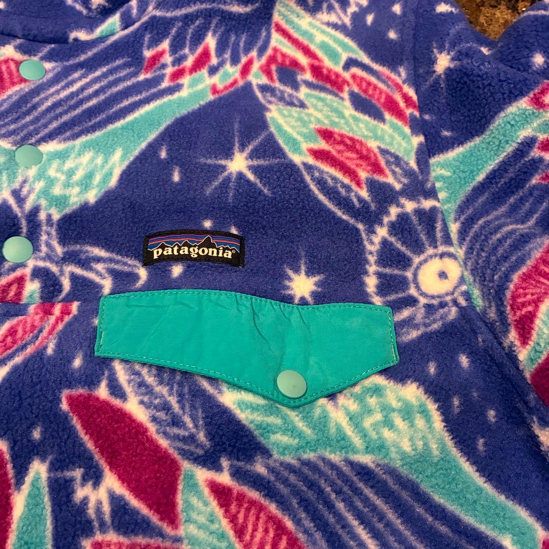 2016パタゴニア フクロウ 総柄 ライトウェイト シンチラ スナップT L