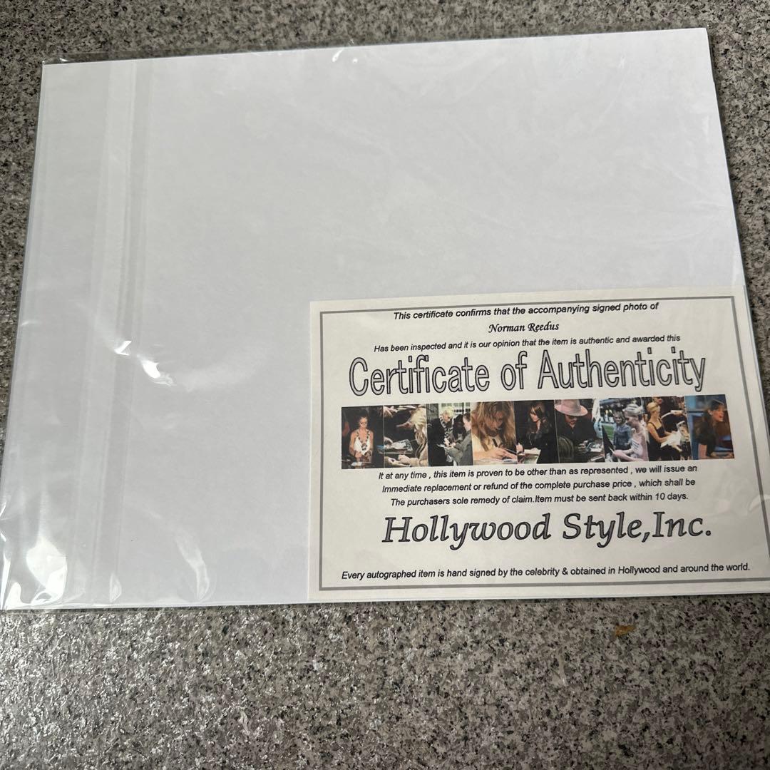 ノーマンリーダス ウォーキングデッド ダリル役 直筆サイン入り - メルカリ