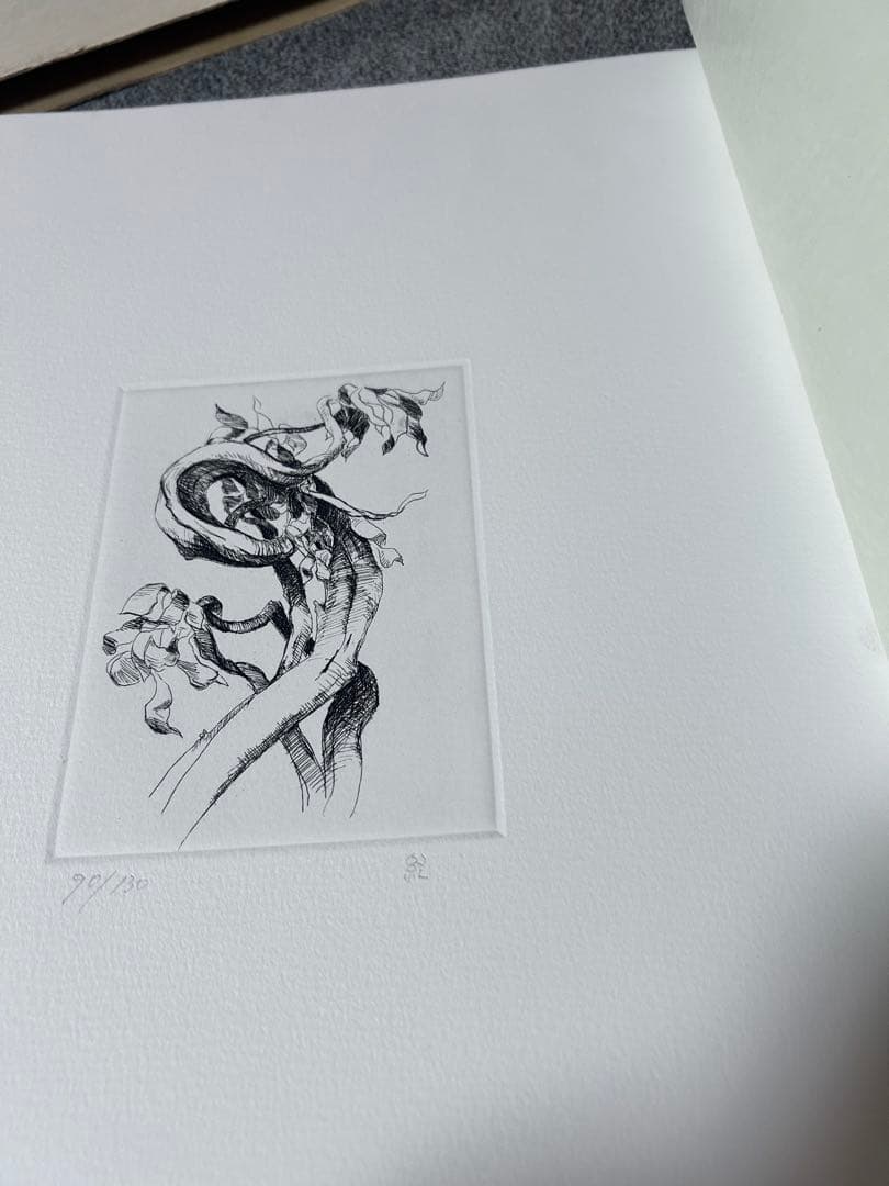 海野径　ノート　オリジナル銅版画入り